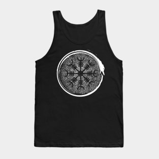 Norse protection sign, Aegishjalmur, viking Tank Top